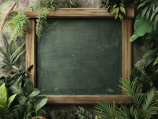 chalkboard with frame