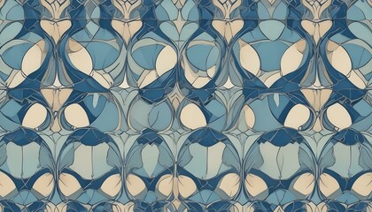 Clear Plain Shiny Warm Soft Vintage Bokeh Cloudy Wave Like Geometric Blue Background or Texture