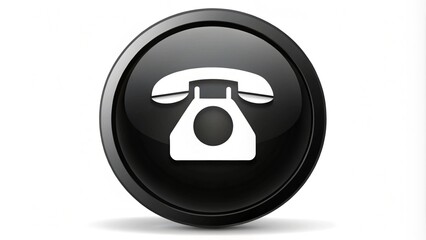 Black phone icon