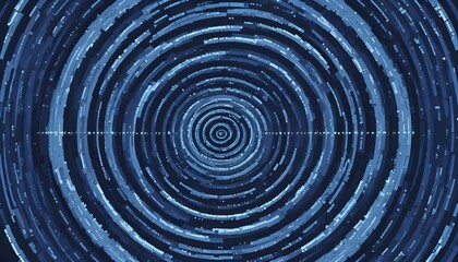 Obraz premium Clear Plain Shiny Warm Soft Vintage Bokeh Cloudy Wave Like Geometric Blue Background or Texture