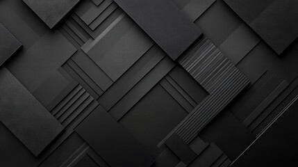 Contemporary black and grey geometric pattern background with clean lines and symmetrical design for modern digital projects