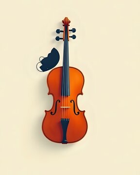 illustration vectoriel d'un violon