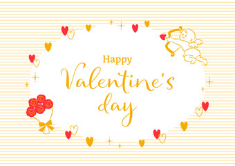 simple frame for valentine's day