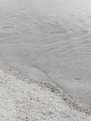 Calm Water Ripples Serene Lakeside Nature Tranquil Environment Close-Up Peaceful Reflection Concept