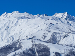 長野県白馬村　スキー場　遠景　hakuba valley © RATM