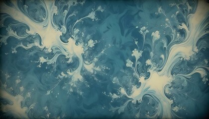 Clear Plain Shiny Warm Soft Vintage Bokeh Cloudy Wave Like Geometric Blue Background or Texture