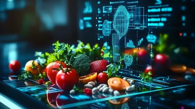 Futuristic AI-Driven Personalized Diet Plans: A digital platform that provides personalized diet recommendations based on AI analysis of health data.