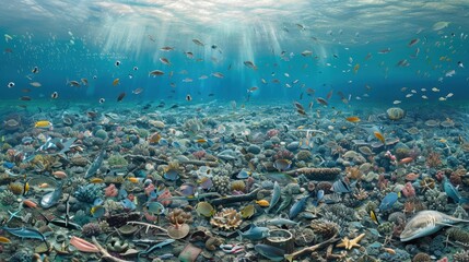 Biodiversity Loss: The decrease in Earth's life forms due to habitat destruction, pollution, and the effects of climate change, posing risks to ecosystems.
