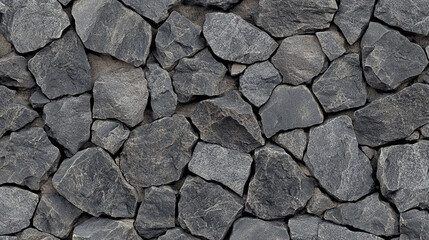 Obraz premium Weathered stone wall with a rough, textured surface. The rugged, aged appearance evokes resilience, history, and enduring strength, symbolizing timelessness and natural beauty