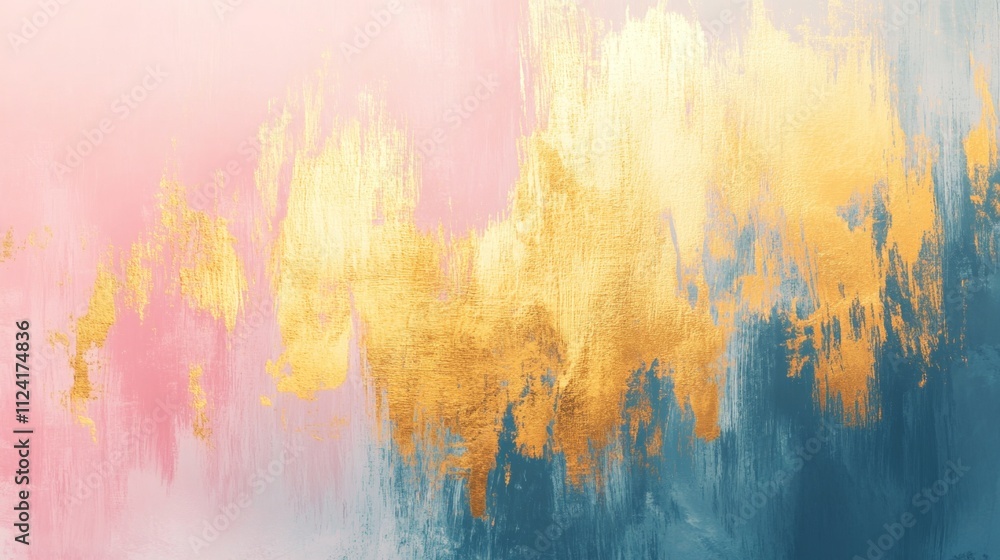 Poster dynamic abstract art creation virtual studio digital artwork colorful environment close-up viewpoint