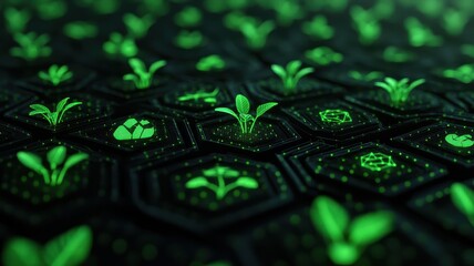 An intricate network of vibrant colors and shapes weaving together in a mesmerizing abstract design.