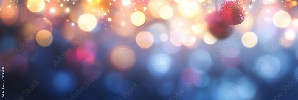 Poster abstract blurred background with soft bokeh lights for spa and relaxation environments, ideal for ca