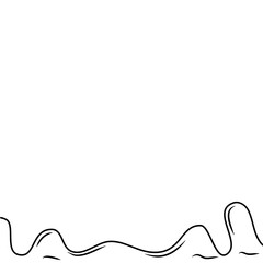 Hot liquid lava puddle