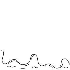 Hot liquid lava puddle