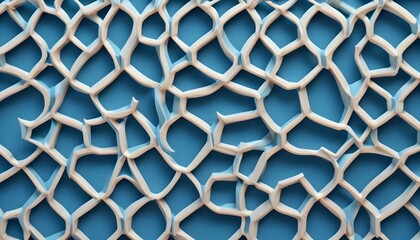 Clear Plain Shiny Warm Soft Vintage Bokeh Cloudy Wave Like Geometric Blue Background or Texture