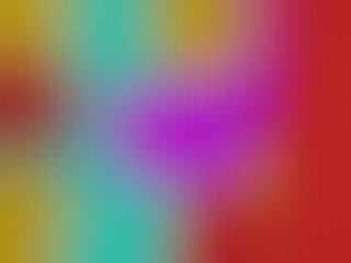 Abstract blurred background with a vibrant blend of red, purple, teal, and yellow hues.
