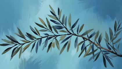 Clear Plain Shiny Warm Soft Vintage Bokeh Cloudy Wave Like Geometric Blue Background or Texture