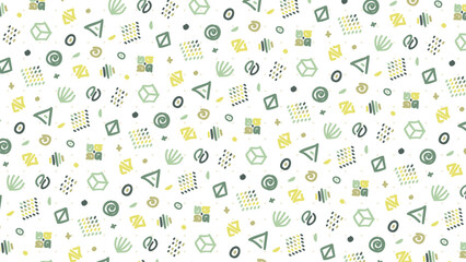 Geometric brush line hand drawn pattern background design