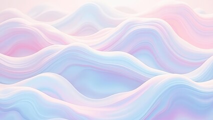 Light ripple distortions. Iridescent seamless wave pattern with soft pastel hues, Delicate transitions and smooth gradients, High clarity, noise-free, 4K, UHD
