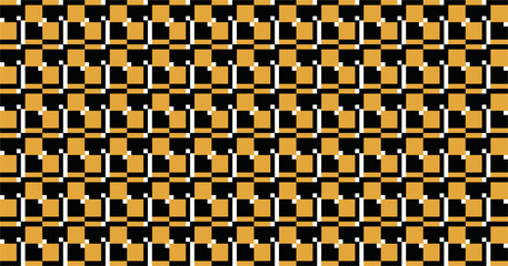 geometric gold and black colo...