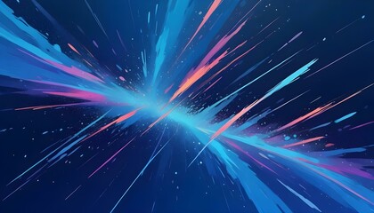 Clear Plain Shiny Warm Soft Vintage Bokeh Cloudy Wave Like Geometric Blue Background or Texture