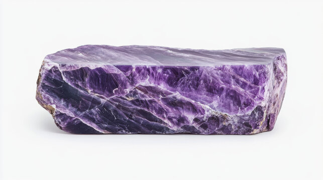 Purple Charoite Rough Stone: A captivating image showcasing the intricate veining and rich purple hues of a raw charoite stone.  The raw, unpolished texture adds to its natural beauty. 