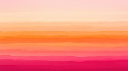 A gradient of sunrise hues transitioning from soft pink to deep orange