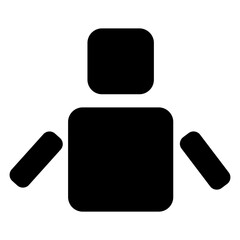 Robot icon vector illustration on white background