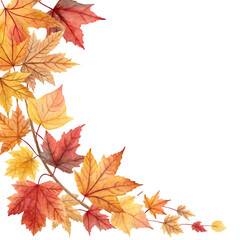 Goldener Herbst: Fallende, bunte Blätter