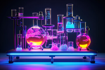 High-tech laboratory environment for scientific and technological experiments