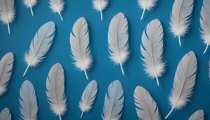 Clear Plain Shiny Warm Soft Vintage Bokeh Cloudy Wave Like Geometric Blue Background or Texture