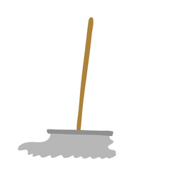 Mop bucket floor clean vector 