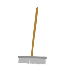 Mop bucket floor clean vector 