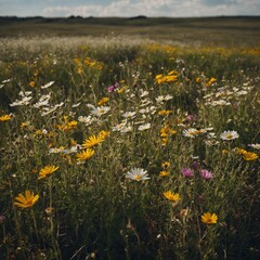 Obraz premium Leonardo_Kino_XL_Write_a_poem_about_a_field_of_wildflowers_swa_0