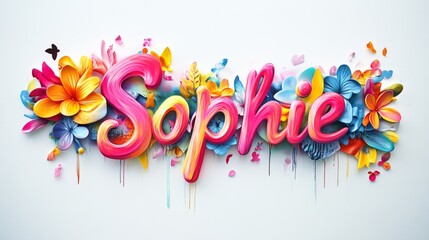 Sophie Graffiti Splash Art
