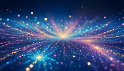 Naklejka premium Clear Plain Shiny Warm Soft Vintage Bokeh Cloudy Wave Like Geometric Blue Background or Texture