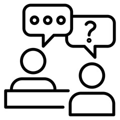 consulting single icon