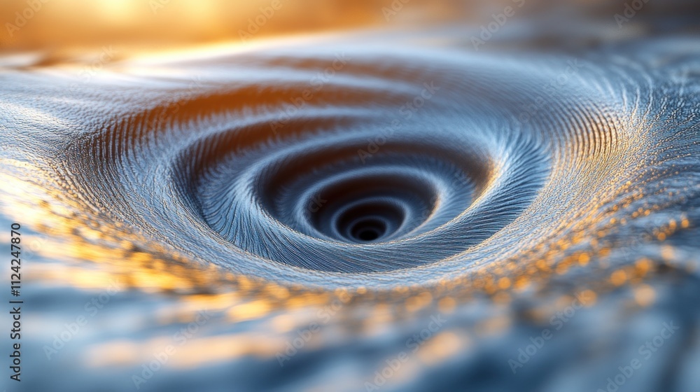 Aufkleber a swirling vortex of water, creating a mesmerizing visual effect.