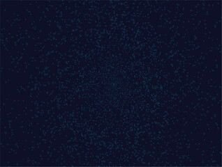 Stippled vector background - blue dots on black. Vector illustration