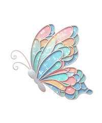 background with butterfly