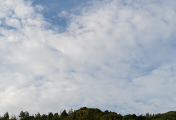 Fototapeta premium 見上げると綺麗な空