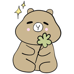 Groovy St. Patrick's Day Capybara Clipart Collection
