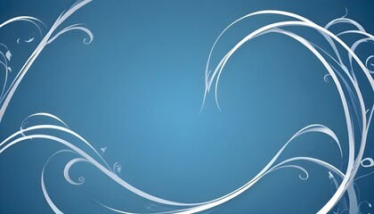 Clear Plain Shiny Warm Soft Vintage Bokeh Cloudy Wave Like Geometric Blue Background or Texture