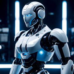 Cutting-edge robots powered by futuristic AI technology