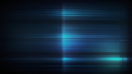 Obraz premium Abstract blue stripes on black background.