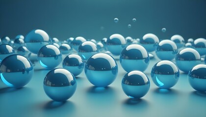 Clear Plain Shiny Warm Soft Vintage Bokeh Cloudy Wave Like Geometric Blue Background or Texture