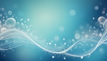 Clear Plain Shiny Warm Soft Vintage Bokeh Cloudy Wave Like Geometric Blue Background or Texture