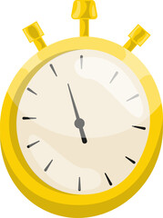 Vector Illustration of Stopwatch Sport Equipment