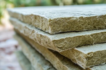 Rock wool thermal insulation Mineral wool or glass wool Fiber insulation details