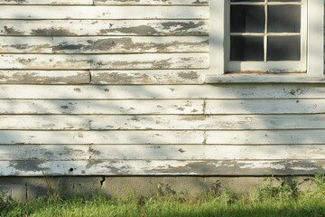 Section of the house s wall clad in Cerber fiber cement